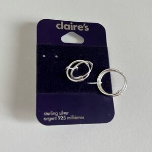 Claire’s Stainless Steel Hoop Set